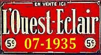 Vu dans L'OUEST ECLAIR 
