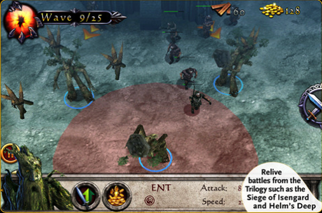 Jeu iPhone: The Lord of the Rings: Middle-earth Defense