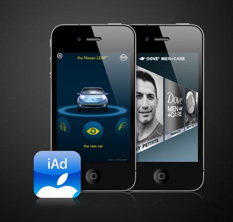 Nouvelle page Web  pour iAd sur iPhone et iPad...