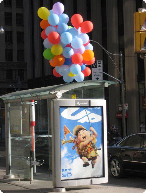 Street marketing sur arrêts de bus