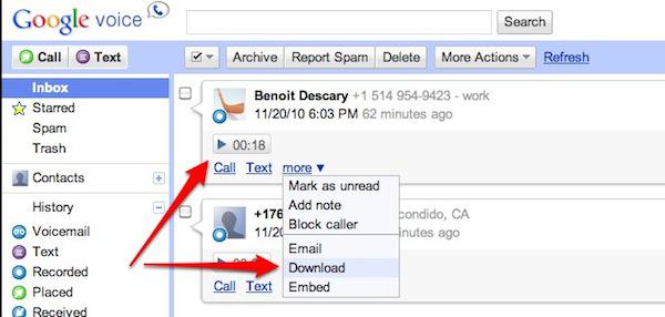 gmail goip enregistrement 1 Gmail enregistre vos appels VOIP