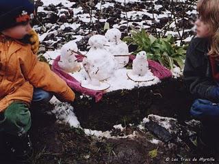 Bonshommes de neige