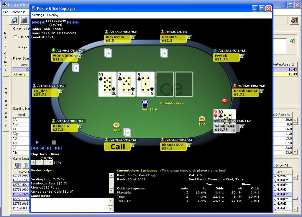 poker office 5 replayer 1024x739 Tutorial: Tracker, mode demploi