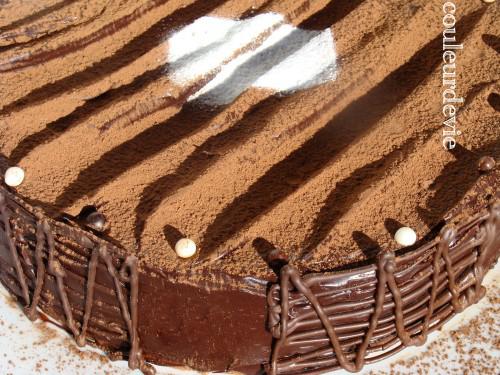 Gâteau fondant chocolat-café