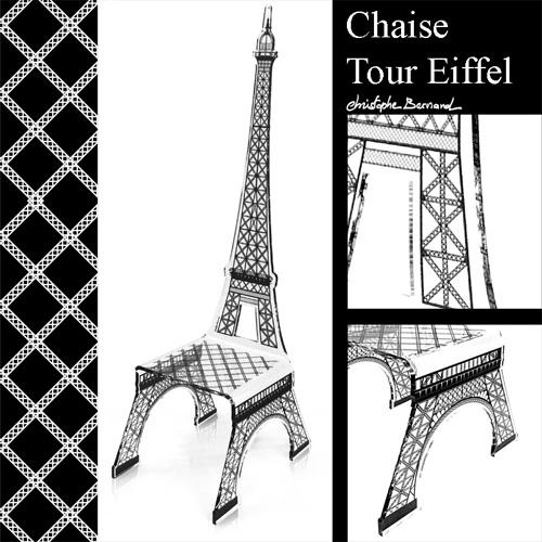 Chaise Tour Eiffel Acrila
