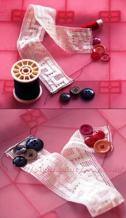 Fabrication d'un marque page en tissu