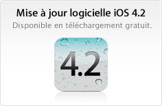 Le Firmware iOS 4.2 est finalement disponible, maintenant..