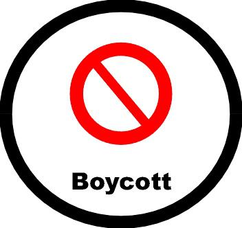 Il est désormais interdit de boycotter