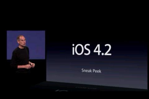 iPhone iOS 4.2 : c'est pour ce soir !