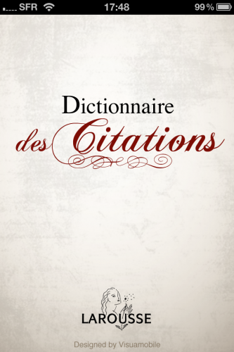 Larousse : Dictionnaire des citations, 10 licences de l’application à gagner