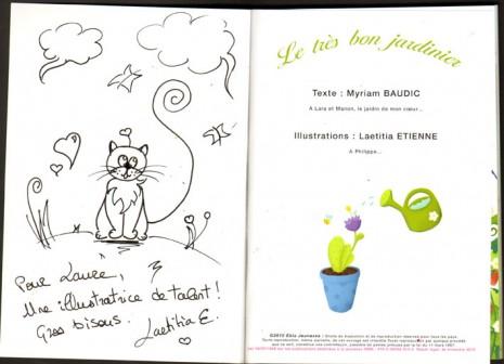 Laetitia Etienne Illustratrice de « le très bon jardinier »