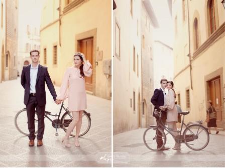 Lia & Rob {Engagement session à Florence}