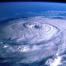 Un cyclone vu de l'espace. Source : www.lescyclones.fr.st