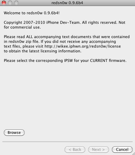 [tuto] Jailbreak iOS 4.2.1 iPhone et iPad avec Redsn0w 0.9.6b4 Mac & PC...