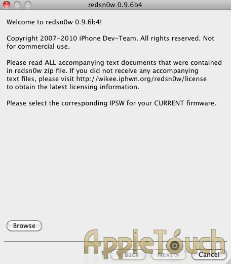 Redsn0w 0.9.6b4 : Jailbreak iOS 4.2.1 disponible !