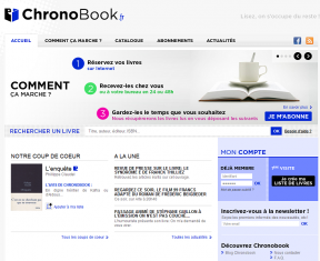 Chronobook, location et livraison de livres à domicile ou au bureau