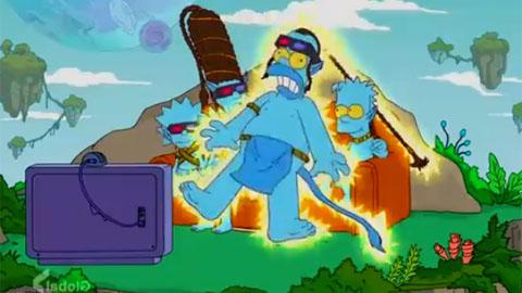 Les Simpsons ... la série parodie le film Avatar pour un épisode