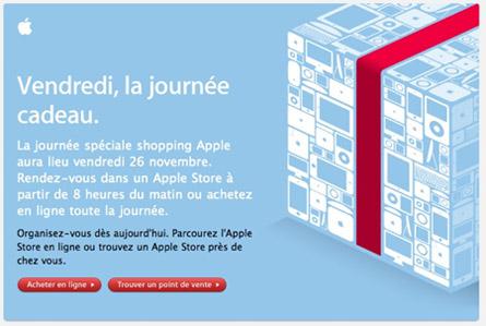 26/11/10 : « The Black Friday » sur l’Apple Store