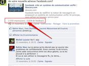Pages Facebook affichent nombre d’impressions feedback pour chacune publications