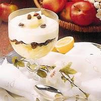 Coupes de pommes au fromage blanc