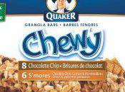 Alerte alimentaire Arachides déclarées dans barres tendres Chewy Quaker Canada