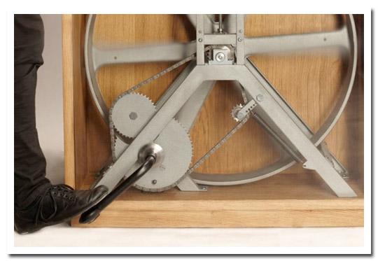 Une cuisine à pédales !