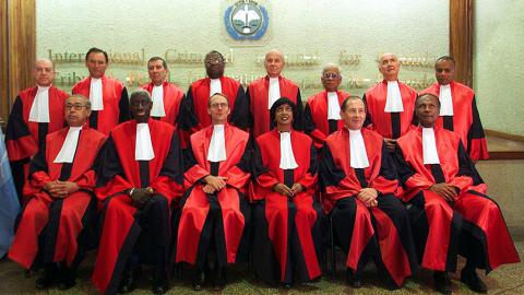 Les juges du tribunal pénal international, Rwanda 2000