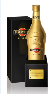 Coffret alcool pour noël : Martini Gold by Dolce & Gabbana