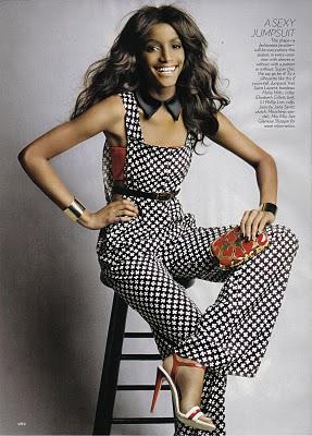 Sedene Blake dans Glamour US (déc 2010)
