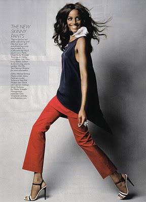 Sedene Blake dans Glamour US (déc 2010)