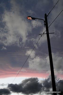 Lumières d'automne au couché de soleil