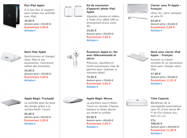 Journée de soldes sur l’Apple store