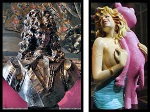 Jeff Koons • Louis-XIV et Pink-Panther