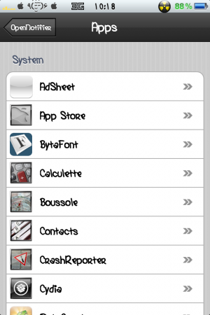OpenNotifier : Afficher les notifications dans la statut bar