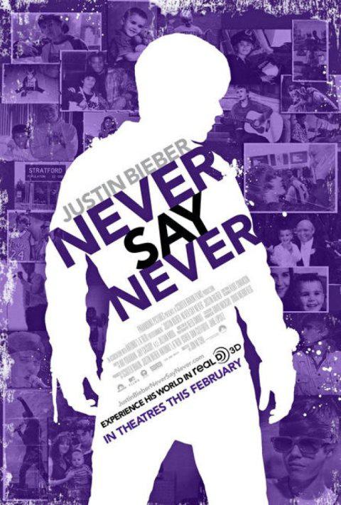 Justin Bieber ... Regardez la nouvelle affiche de son film Never Say Never