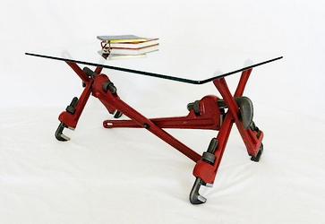 Table basse clés à molette