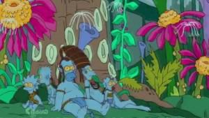 Les Simpson version Avatar