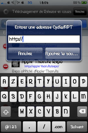 Installer Cydia 1.0.3366-1 sous l’iOS 4.x