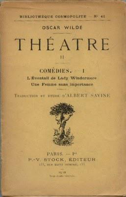 Le Théâtre d'Oscar Wilde par Canudo