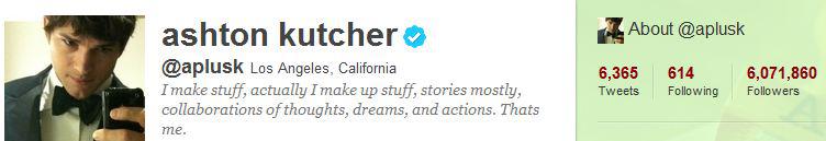 Ashton Kutcher Twitter