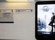 Panneaux "Numériflash" terrorisme publicitaire.