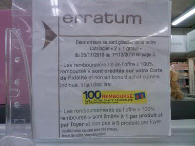 Carrefour erratum abusif