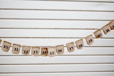 Décorations de Noël - Calendrier de l'Avent