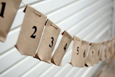 Décorations de Noël - Calendrier de l'Avent