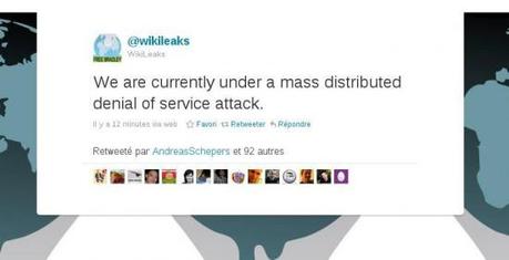 wikileaks ddos