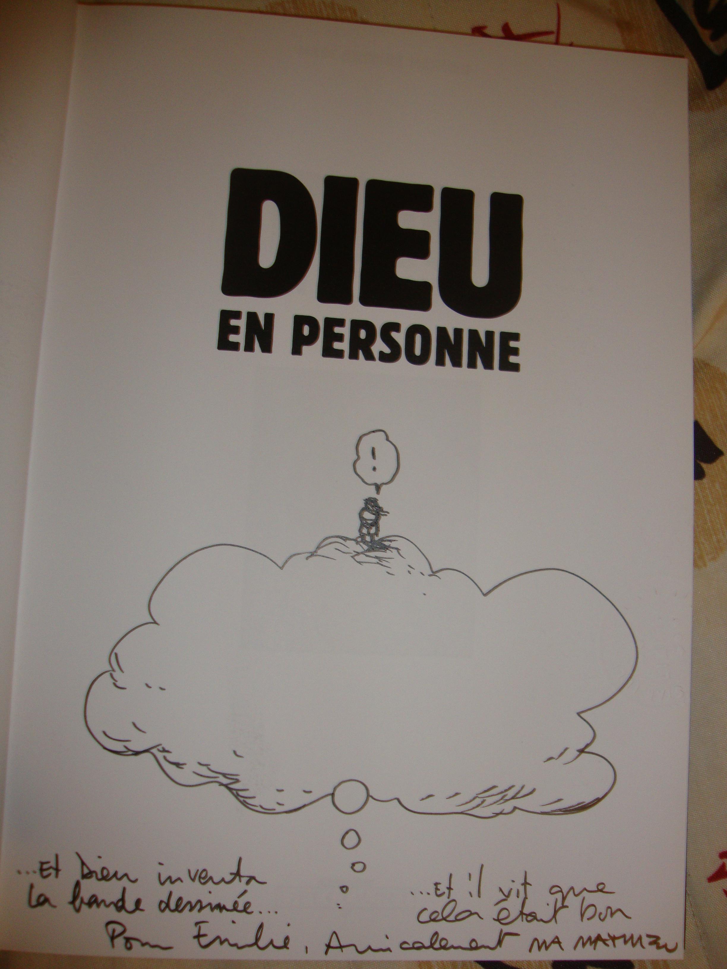 Marc-Antoine Mathieu : Dieu en personne