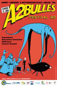 Affiche du festival A2Bulles 2010