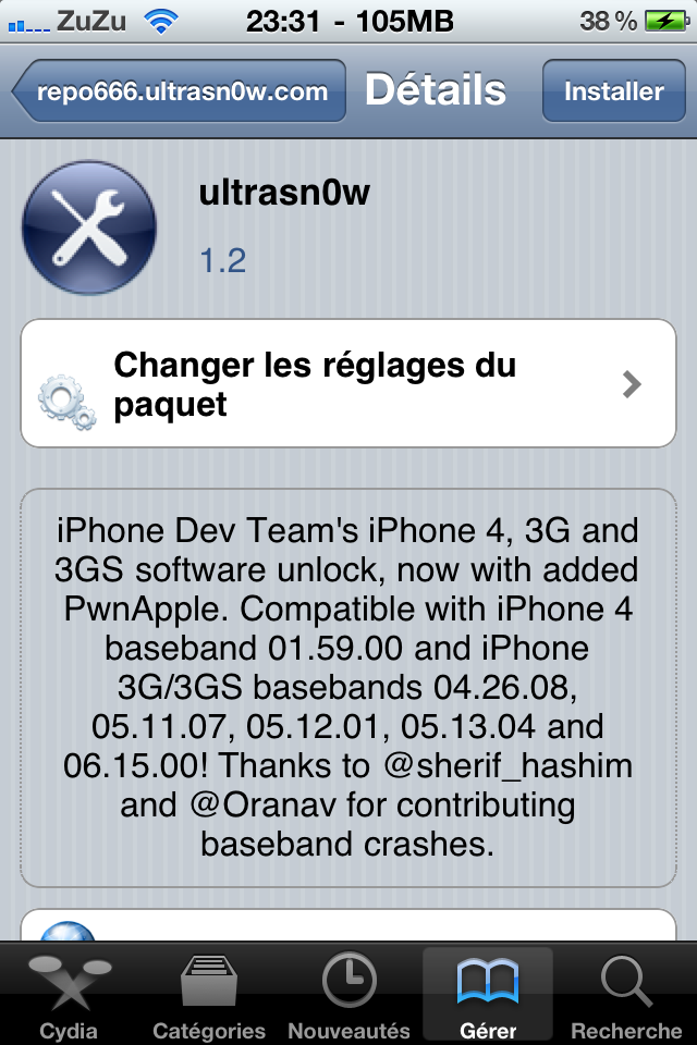 La Dev-Team permet le désimlock des iPhone 3G et 3GS baseband 05.14 et 05.15