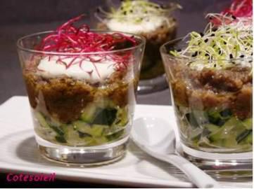 VERRINES AUX LEGUMES DU SOLEIL