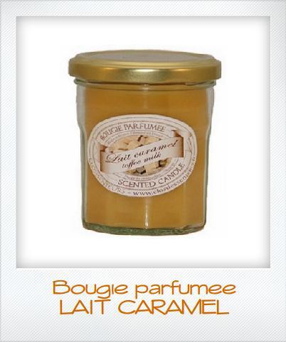 L’idée cadeau du jour : La Bougie parfumée Lait-Caramel !